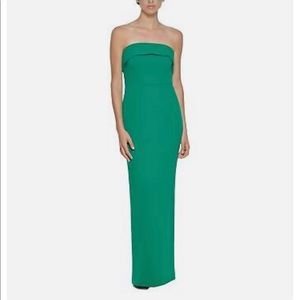 Strapless Calvin Klein Floor Length Dress